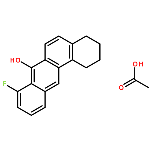 BENZ[A]ANTHRACEN-7-OL, 8-FLUORO-1,2,3,4-TETRAHYDRO-, ACETATE