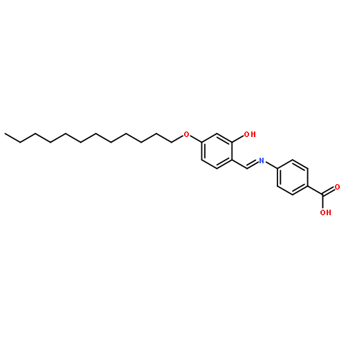 Benzoic acid,4-[[[4-(dodecyloxy)-2-hydroxyphenyl]methylene]amino]-