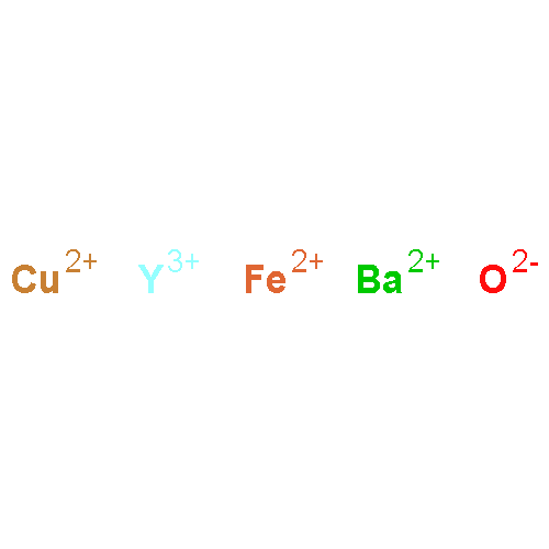 Barium copper iron yttrium oxide