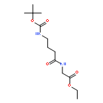 Glycine, N-[4-[[(1,1-dimethylethoxy)carbonyl]amino]-1-oxobutyl]-, ethyl ester