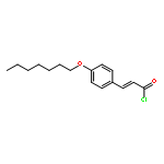 2-Propenoyl chloride, 3-[4-(heptyloxy)phenyl]-