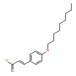 2-Propenoyl chloride, 3-[4-(nonyloxy)phenyl]-