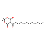 2,2-dimethyl-4,6-dioxo-5-dodecanoyl-1,3-dioxane