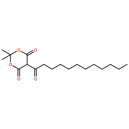 2,2-dimethyl-4,6-dioxo-5-dodecanoyl-1,3-dioxane