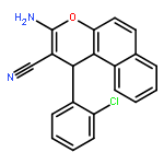 1H-Naphtho[2,1-b]pyran-2-carbonitrile, 3-amino-1-(2-chlorophenyl)-