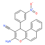 3-Amino-1-(3-nitro-phenyl)-1H-benzo[f]chromene-2-carbonitrile