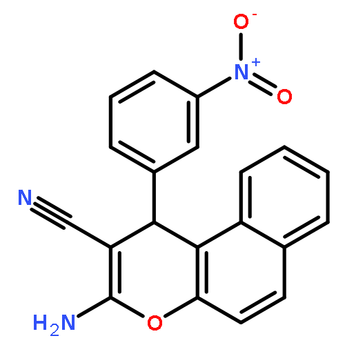 3-Amino-1-(3-nitro-phenyl)-1H-benzo[f]chromene-2-carbonitrile