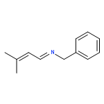 Benzenemethanamine, N-(3-methyl-2-butenylidene)-