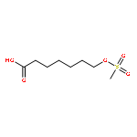 Heptanoic acid, 7-[(methylsulfonyl)oxy]-