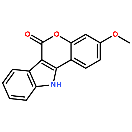 [1]Benzopyrano[4,3-b]indol-6(11H)-one, 3-methoxy-