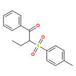 1-Butanone, 2-[(4-methylphenyl)sulfonyl]-1-phenyl-