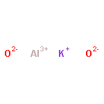 Aluminum potassium oxide