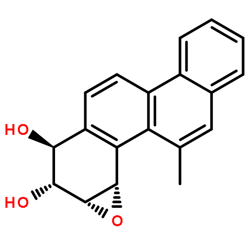 Chryseno[3,4-b]oxirene-1,2-diol,1,2,2a,3a-tetrahydro-4-methyl-, (1S,2R,2aR,3aS)-