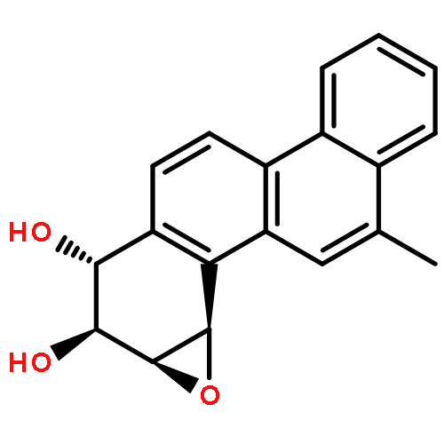 Chryseno[3,4-b]oxirene-1,2-diol,1,2,2a,3a-tetrahydro-5-methyl-, (1R,2S,2aS,3aR)-