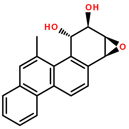 Chryseno[3,4-b]oxirene-1,2-diol,1,2,2a,3a-tetrahydro-5-methyl-, (1S,2R,2aR,3aS)-