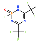 1,3,5,2-Triazaphosphorine, 2-fluoro-1,2-dihydro-4,6-bis(trifluoromethyl)-, 2-oxide