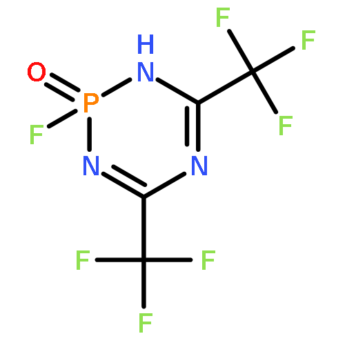 1,3,5,2-Triazaphosphorine, 2-fluoro-1,2-dihydro-4,6-bis(trifluoromethyl)-, 2-oxide