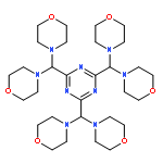 1,3,5-Triazine, 2,4,6-tris(di-4-morpholinylmethyl)-