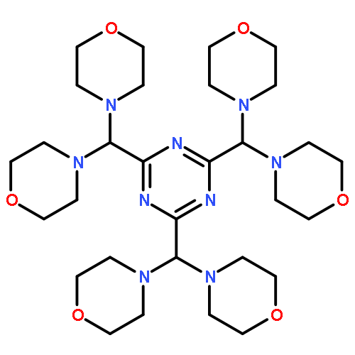 1,3,5-Triazine, 2,4,6-tris(di-4-morpholinylmethyl)-