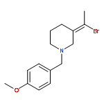 3-(1-BROMOETHYLIDENE)-1-[(4-METHOXYPHENYL)METHYL]PIPERIDINE