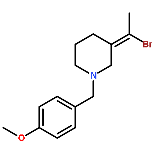 3-(1-BROMOETHYLIDENE)-1-[(4-METHOXYPHENYL)METHYL]PIPERIDINE