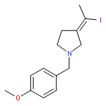 Pyrrolidine, 3-(1-iodoethylidene)-1-[(4-methoxyphenyl)methyl]-, (E)-