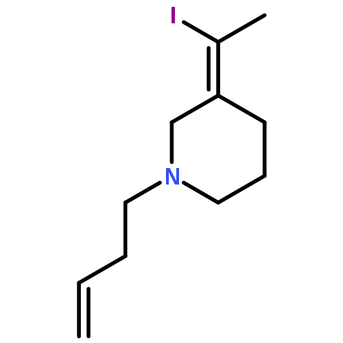 Piperidine, 1-(3-butenyl)-3-(1-iodoethylidene)-, (E)-