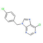 9H-Purine, 6-chloro-9-[(4-chlorophenyl)methyl]-