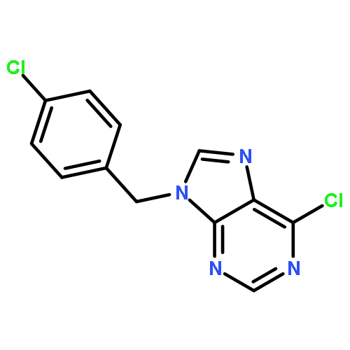 9H-Purine, 6-chloro-9-[(4-chlorophenyl)methyl]-