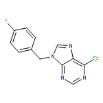 9H-Purine, 6-chloro-9-[(4-fluorophenyl)methyl]-