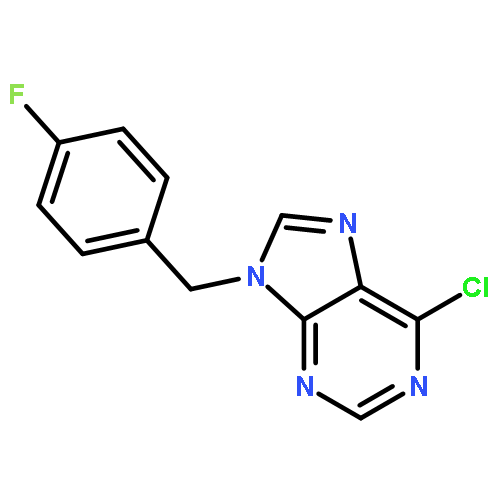 9H-Purine, 6-chloro-9-[(4-fluorophenyl)methyl]-