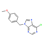 9H-Purine, 6-chloro-9-[(4-methoxyphenyl)methyl]-