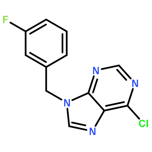 9H-Purine, 6-chloro-9-[(3-fluorophenyl)methyl]-