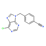 Benzonitrile, 4-[(6-chloro-9H-purin-9-yl)methyl]-