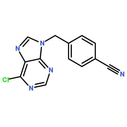 Benzonitrile, 4-[(6-chloro-9H-purin-9-yl)methyl]-