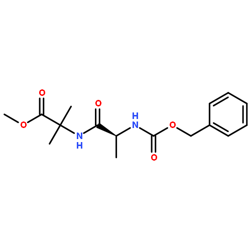 Alanine, 2-methyl-N-[N-[(phenylmethoxy)carbonyl]-L-alanyl]-, methyl ester