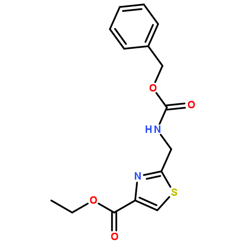 4-Thiazolecarboxylic acid, 2-[[[(phenylmethoxy)carbonyl]amino]methyl]-, ethyl ester