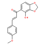 2-Propen-1-one, 1-(4-hydroxy-1,3-benzodioxol-5-yl)-3-(4-methoxyphenyl)-