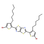 2,5-bis(5-bromo-3-hexyl-2-thienyl)[1,3]thiazolo[5,4-d][1,3]thiazo Le