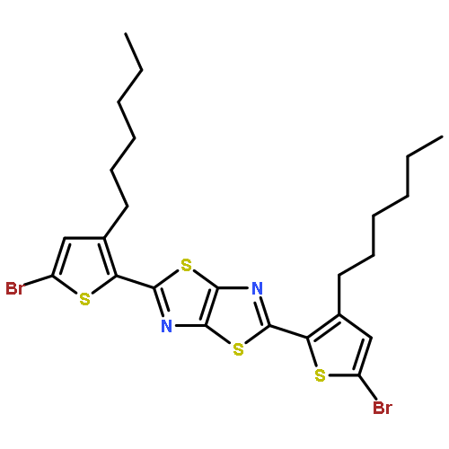 2,5-bis(5-bromo-3-hexyl-2-thienyl)[1,3]thiazolo[5,4-d][1,3]thiazo Le