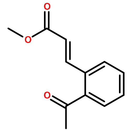 2-Propenoic acid, 3-(2-acetylphenyl)-, methyl ester, (E)-