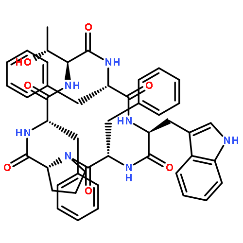 Cyclo(L-phenylalanyl-D-prolyl-L-phenylalanyl-L-threonyl-L-phenylalanyl-L-try
ptophyl)