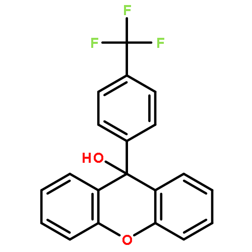 9H-Xanthen-9-ol, 9-[4-(trifluoromethyl)phenyl]-