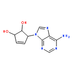 3-Cyclopentene-1,2-diol,5-(6-amino-9H-purin-9-yl)-, (1R,2S,5S)-rel-