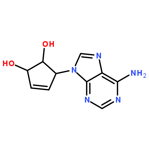 3-Cyclopentene-1,2-diol,5-(6-amino-9H-purin-9-yl)-, (1R,2S,5S)-rel-