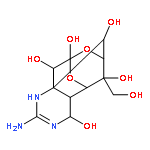 5,9:7,10a-Dimethano-10aH-[1,3]dioxocino[6,5-d]pyrimidine-4,7,10,11,12-pentol,2-amino-3,4,4a,5,9,10-hexahydro-12-(hydroxymethyl)-,(4R,4aR,5R,7S,9S,10S,10aR,11S,12R)-