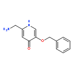 4(1H)-PYRIDINONE, 2-(AMINOMETHYL)-5-(PHENYLMETHOXY)-