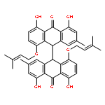 [9,9'-Bianthracene]-10,10'(9H,9'H)-dione, 4,4',5,5'-tetrahydroxy-2,2'-dimethyl-8,8'-bis[(3-methyl-2-butenyl)oxy]-