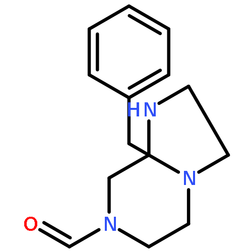 1H-1,4,7-Triazonine-1-carboxaldehyde, octahydro-4-(phenylmethyl)-