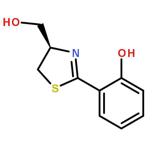 4-Thiazolemethanol,4,5-dihydro-2-(2-hydroxyphenyl)-, (4R)-